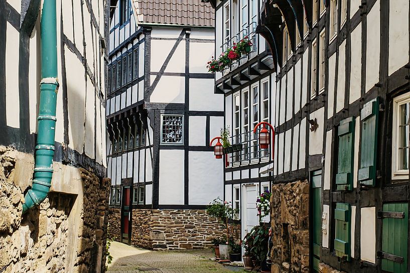 Old Town Lane in Hattingen by Dieter Walther