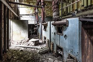 Lost Place Alter Flugplatz Rangsdorf - alte Heizkessel im Heizhaus