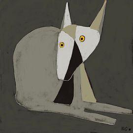 Frightened cap by Martin Groenhout