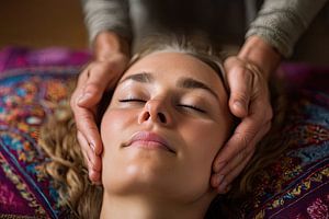 Reiki, heilende Hände Alternative Medizin