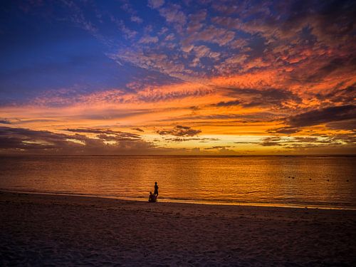 Mauritius – Sunset at Le Morne Beach
