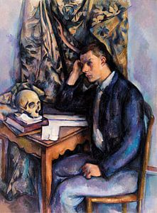 Junger Mann mit Totenkopf, Paul Cézanne (ca. 1896-1898)