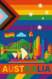 Australia Pride Celebration by Art Kingdom