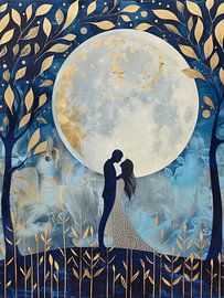 Moonlight Kiss Style Abstract by TOAN TRAN