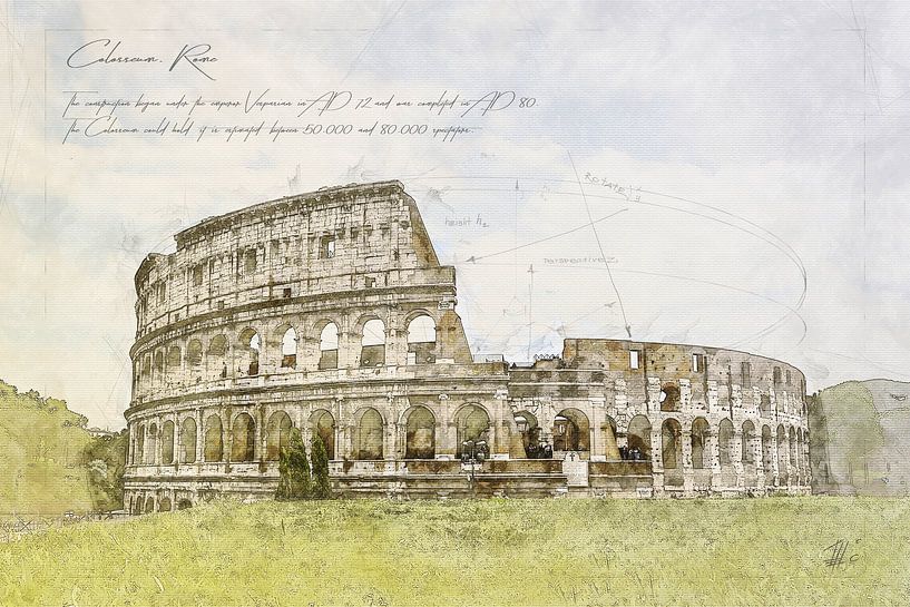 Kolosseum, Rom von Theodor Decker