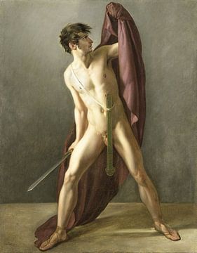 Krieger mit gezogenem Schwert, Joannes Echarius Carolus Alberti