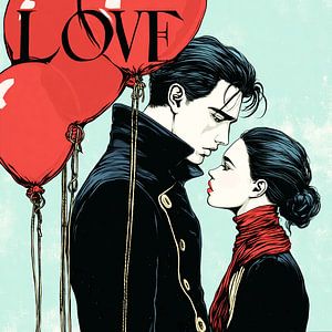 Liebe in Luftballons