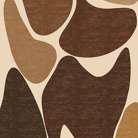 Abstract Shapes Brown by Gypsy Galleria