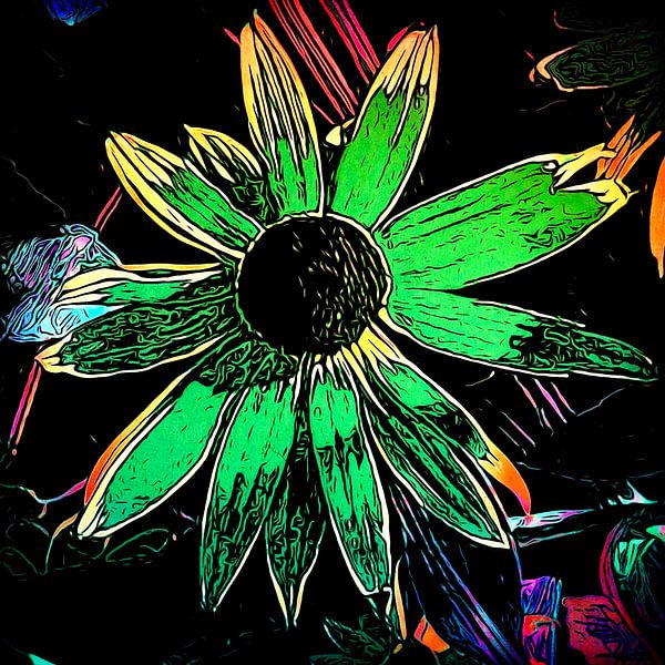 Bloemenmagie, motief 12 van zam art