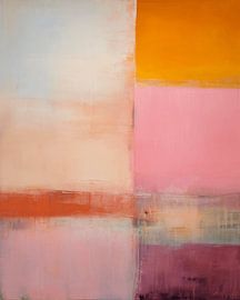 Pastelkleuren modern en abstract van Studio Allee