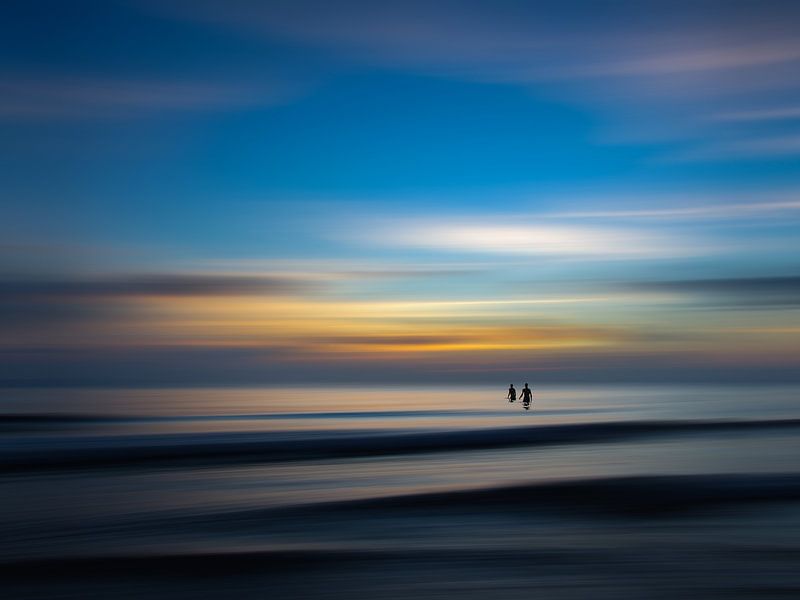 Seascape no 3 Abstract Seascape. by Peter Luckel