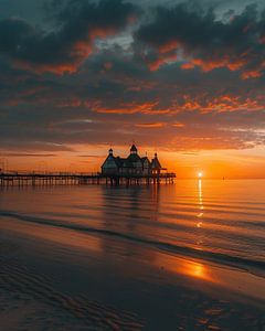 Sonnenuntergang am Meer