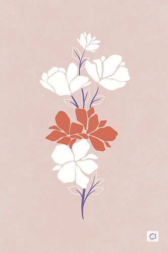 Japanse Bloemen - Modern Japandi