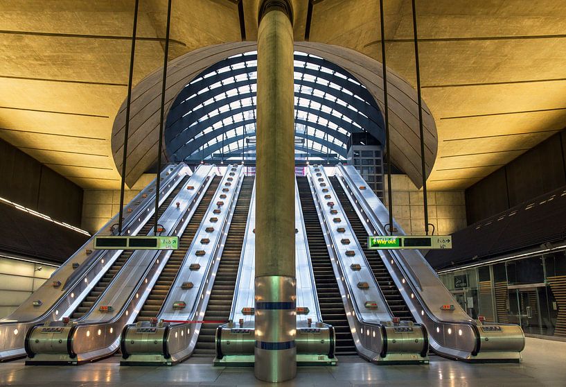 U-Bahn-Station Canary Wharf von Adelheid Smitt