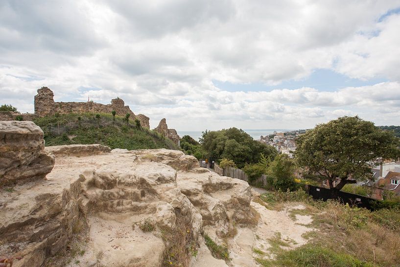 De ruine Hastings in Engeland by Veluws