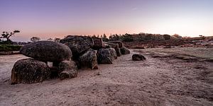 Hunebedden vlak voor zonsopkomst van Dafne Vos