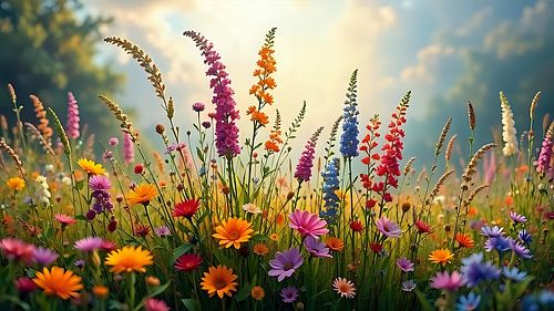 Wilde schoonheid van de weide