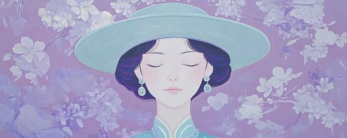 Woman In Meditative Mood