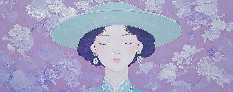 Woman In Meditative Mood by Zen and More