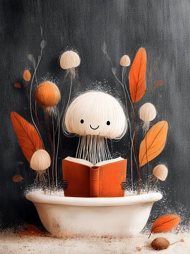 Kwallen die een bad nemen