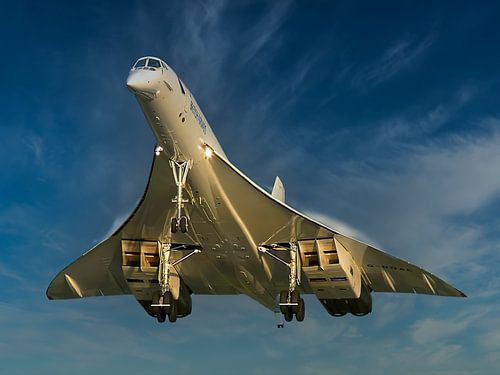 Concorde van British Airways