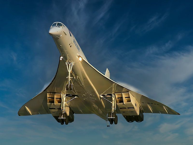 Concorde by British Airways by Gert Hilbink