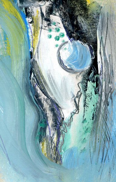 Composition with circle by Claudia Gründler