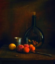 still life with fruit by Mykhailo Sherman
