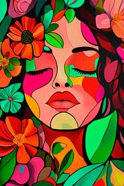 Blossoming colours of the soul by Poster Art Shop