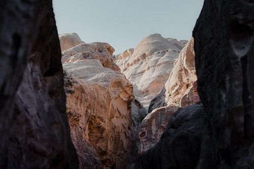 Historische Rotsen Van Petra Jordanië IV van fromkevin