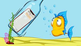 Scène sous-marine. sur Andre Brands