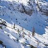 Dolomiten: Ski-Tourengänger auf dem Weg zu den 3 Zinnen von t.ART