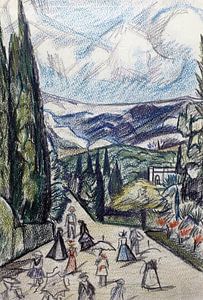Olga Rozanova - Paysage criminel