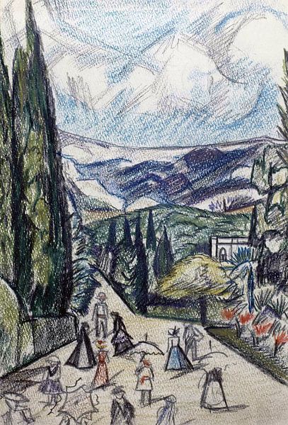 Olga Rozanova - Crimean Landscape von Peter Balan