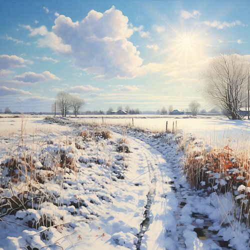 Schnee im Winter