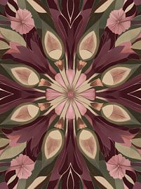 Fleurs géométriques 10 sur Kunstkabinet