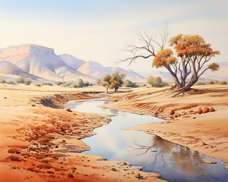 View of Namibia by Abstract Painting