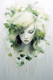 Abstract face by Bert Nijholt