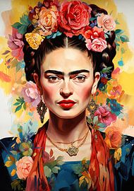 Frida Poster - Frida Art Print by Niklas Maximilian