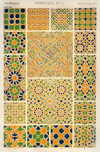 Owen Jones's famous 19th Century Grammar of Ornament