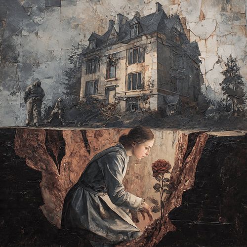 Hope Rising Above Silent Ruins