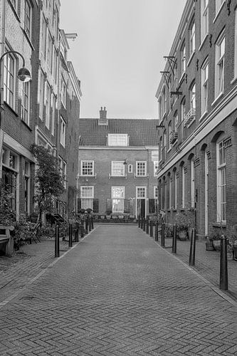 Zicht op Karthuizerhofje Amsterdam