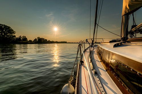 Sailing trip on the Elbe