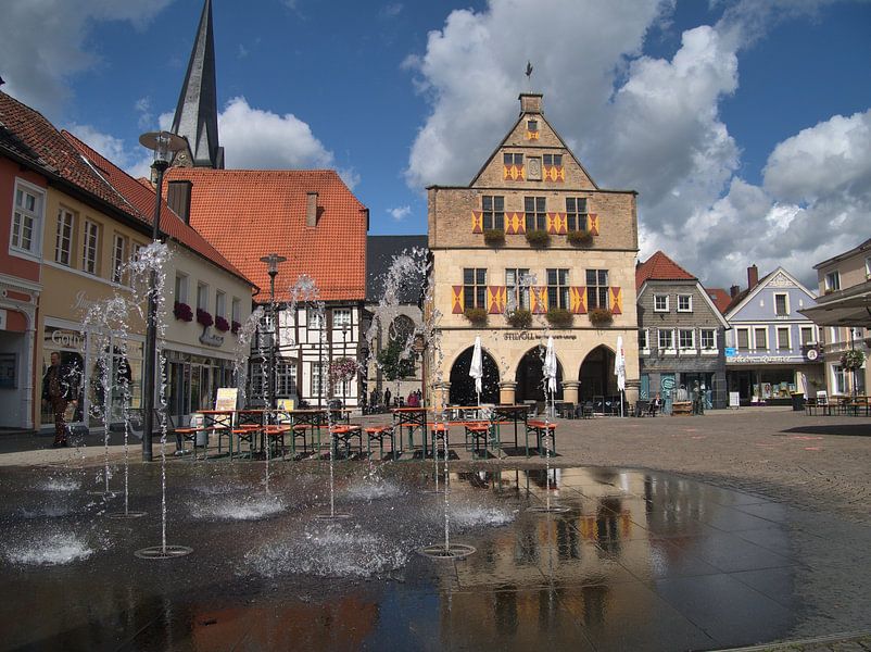 Vue sur la mairie de Werne par Edgar Schermaul