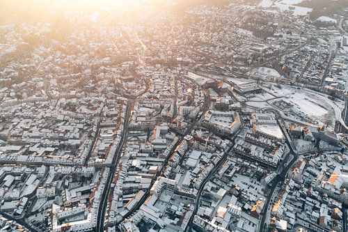 Winterzon en Wernigerode van Oliver Henze