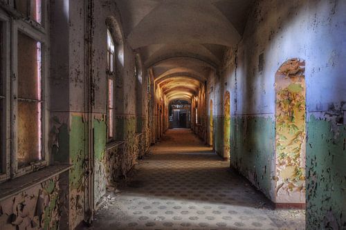 Urbex in Beelitz Heilstätten, Berlijn.