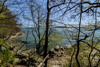 Aan de kust in de Goor, Vilmeiland, Lauterbach op Rügen
