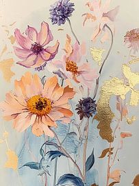 Flowers | Soft Pastels and Luxury Gold by Zen and More