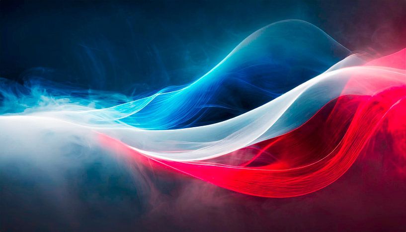 Blue, white and red colours by Mustafa Kurnaz