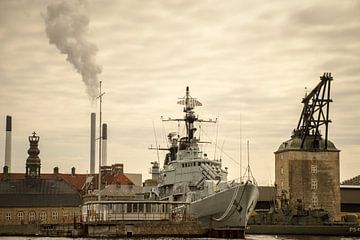 Cityscape Kopenhagen, Denemarken van Martijn de Jong